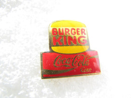 PIN'S    BURGER KING  COCA COLA - Coca-Cola