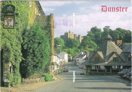 DUNSTER, SOMERSET, ENGLAND. USED POSTCARD M1 - Other & Unclassified