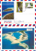 POLYNESIE - N° 402 Et 510 Sur Enveloppe Illustrée De 1998 Vers La France - Fou à Pieds Rouges, Activités Touristiques - Cartas & Documentos