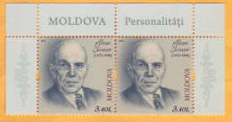 2023  Moldova  Alexey Shchusev - Academician, Architect, Lenin Mausoleum, Moscow, Russia 2v Mint - Moldavie