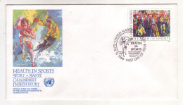 Nations Unies - Vienne - FDC 1988 - Health In Sports - M337 - Usados