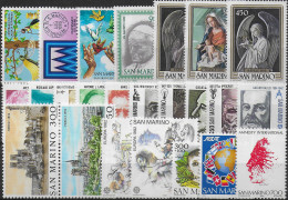 1982 San Marino Complete Year 24v. MNH - Other & Unclassified