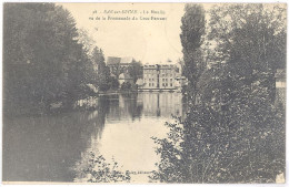 CPA 10 - BAR SUR SEINE (Aube) - 28. Le Moulin Vu De La Promenade Du Croc-Ferrant - Bar-sur-Seine