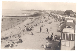 CPSM PF 14 - COURSEULLES Sur Mer (Calvados) - Vue Panoramique De La Plage - Peu Courante - Courseulles-sur-Mer