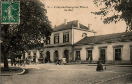 N°942 Z -cpa Vitry Le François -la Gare- - Stations Without Trains