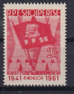 ALBANIA 1961 - MNH - Mi 637 - Albanie