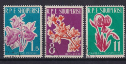 ALBANIA 1961 - Canceled - Mi 633-635 - Complete Set - Albanie