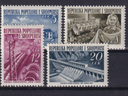 ALBANIA 1953 - MNH - Mi 529-532 - Complete Set - Albanien