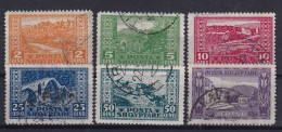 ALBANIA 1922 - Canceled - Mi 83-88 - Albanien