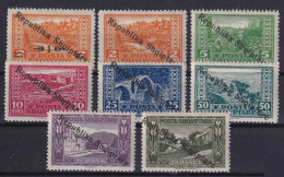 ALBANIA 1925 - Canceled - Mi 118-124 - Complete Set - Albania