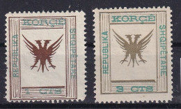 ALBANIA 1917 - KORCE - MNH - Mi 11,13 - Albanie