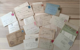 Lot De 13 Lettres Manuscrites Accompagnées De Leurs Enveloppes - Dates Et Sujets Divers - Manuscritos