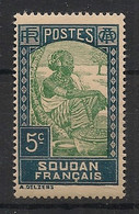 SOUDAN - 1931-38 - N°YT. 63 - Laitière 5c - Neuf Luxe ** / MNH / Postfrisch - Ongebruikt