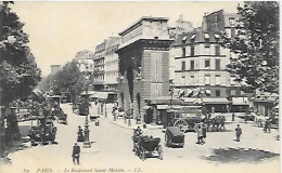 CPA Paris Le Boulevard Saint-Martin - Arrondissement: 03