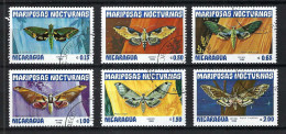 NICARAGUA Ca.1975: Lot De Neufs* "Papillons Nocturnes" - Papillons