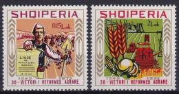 ALBANIA 1975 - MNH - Mi 1800-1801 - Complete Set - Albanien