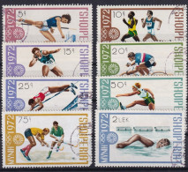 ALBANIA 1972 - Canceled - Mi 1556-1563 - Complete Set - Albanie