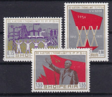 ALBANIA 1971 - MNH - Mi 1510-1512 - Complete Set - Albanien