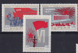 ALBANIA 1971 - MNH - Mi 1507-1509 - Complete Set - Albanien