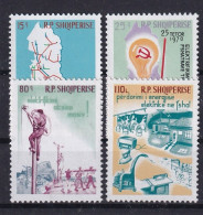 ALBANIA 1970 - MNH - Mi 1448-1451 - Complete Set - Albanie