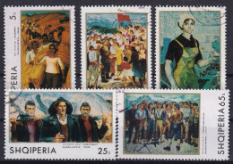 ALBANIA 1970 - Canceled - Mi 1442-1445,1447 - Albanien