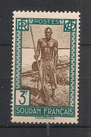 SOUDAN - 1931-38 - N°YT. 85 - Batelier 3f - Neuf Luxe ** / MNH / Postfrisch - Unused Stamps
