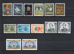 Portugal  1960-61  .-   Y&T  Nº   873/878-881/882-883-884/885-886/887    ( 884  Falta Punta  ) - Used Stamps