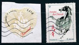 France 2014 - Lot De 2 Valeurs YT 4832 + 4835 Obl. - Gebraucht