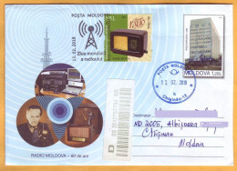 2019 Moldova Moldavie FDC Devices Radio. Phillips 1943, Telefunke-1934, Museum. Story Used - Telecom