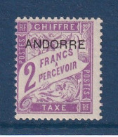 Andorre Français - Taxe YT N° 7 ** - Neuf Sans Charnière - 1931 Et 1932 - Unused Stamps