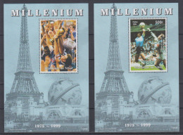 MILLENIUM 1998 FOOTBALL WORLD CUP 2 S/SHEETS MARADONA - 1998 – Francia