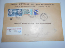 France , Lettre Recommandee  De Marseille 1976 Pour Carry Le Rouet - Storia Postale