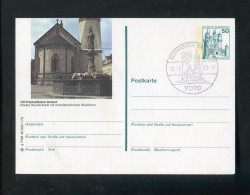 "BUNDESREPUBLIK DEUTSCHLAND" 1979, Bildpostkarte Mit Bildgleichem Stempel Ex "SCHWAEBISCH GMUEND" (R1071) - Geïllustreerde Postkaarten - Gebruikt