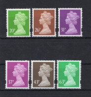 1996 GRAN BRETAGNA SET MNH ** 1874/1880 Elisabetta II, Ordinaria - Neufs