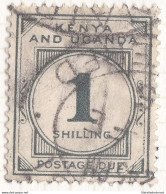 1933 KENYA, UGANDA TANGANIKA - SG D6 1s. Grey-green DENTELLATO 15x14 USED - Other & Unclassified