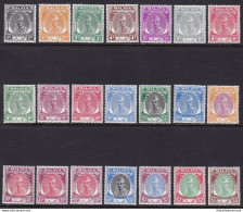 1951-55 MALAYSIAN STATES KELANTAN, SG 61/81  Set Of 21  MNH/** - Andere & Zonder Classificatie