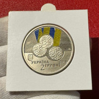 Ucrania Ukraine 2 Hryvni XII Winter Paralympic Games 2018 Km 899 Coloreada Sc Unc - Ucraina