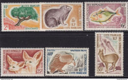 1962 COTE DES SOMALIS,  Yvert  N° 305/310  MNH/** - Andere & Zonder Classificatie