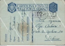 V717 Cartolina Franchigia Militare Regia Marina Www2 - Portofreiheit