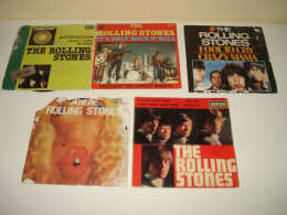 B14 /  Lot De 5 Vinyles Différents - 1 X EP + 4 X SP - 7" - The Rolling Stones - Rock