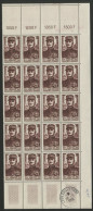 N° 1064 30 Fr FRANCHET D'ESPEREY Panneau De 20 Ex Neufs ** (MNH) Cote 70 € Voir Suite - Full Sheets