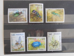 MONACO YT 1567/1572  FAUNE - INSECTES DU PARC DU MERCANTOUR** - Unused Stamps