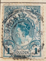 Pays-Bas 1899 - 1 Gulden Kon. Wilhelmina - OBLITÉRATION GRONINGUEN - Gebraucht