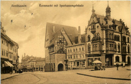 Nordhausen - Kornmarkt Mit Sparkassengebäude - Nordhausen