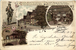 Meiningen - Gruss Aus Der Henneberger Schenke - Litho - Meiningen