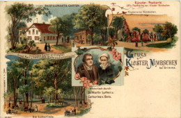 Gruss Aus Kloster Nimbschen Bei Grimma - Litho - Grimma