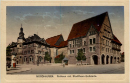 Nordhausen - Rathaus Mit Stadthaus-Gebäude - Nordhausen