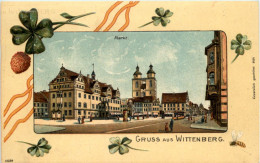 Gruss Aus Wittenberg - Litho Prägekarte - Wittenberg