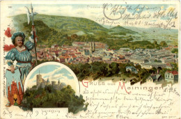 Gruss Aus Meiningen - Litho - Meiningen