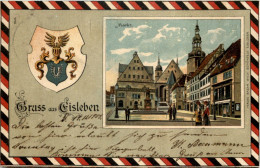 Gruss Aus Eisleben - Litho - Eisleben